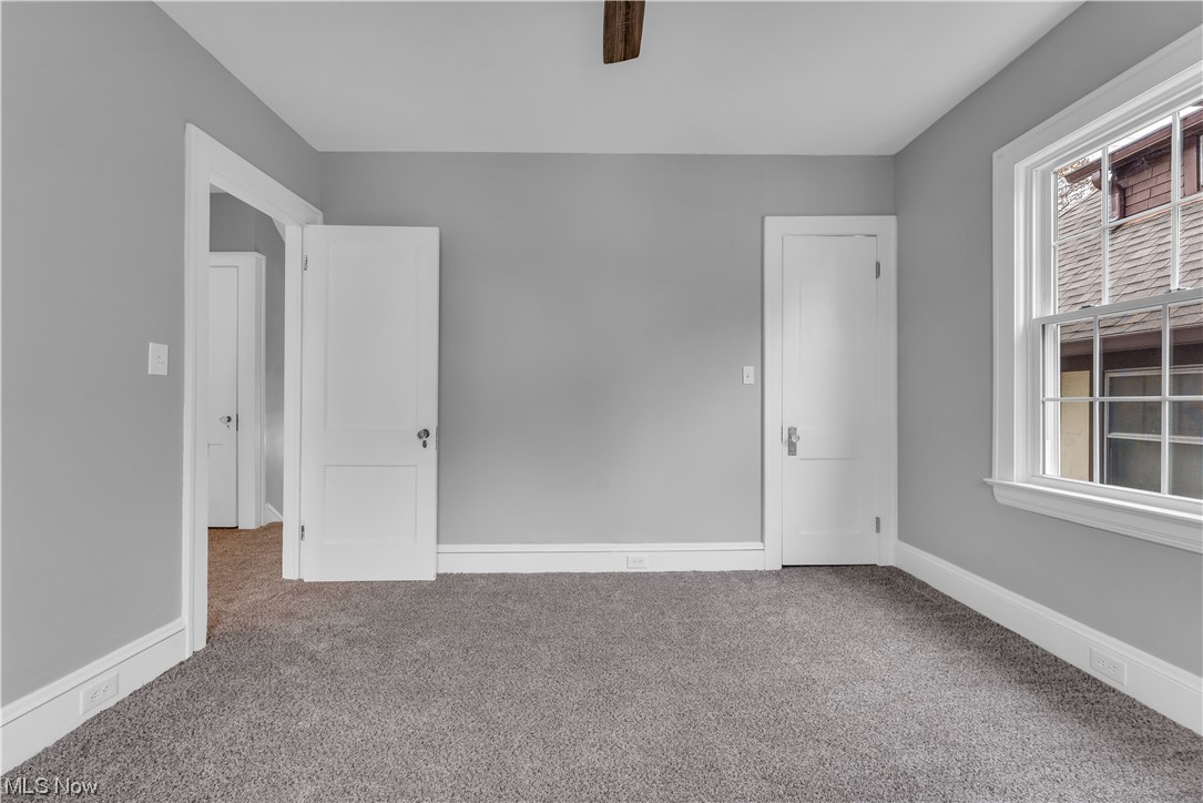 2640 Edgehill Road Cleveland, OH 44106 - Photo 18 of 35 Carpeted spare room featuring ceiling fan