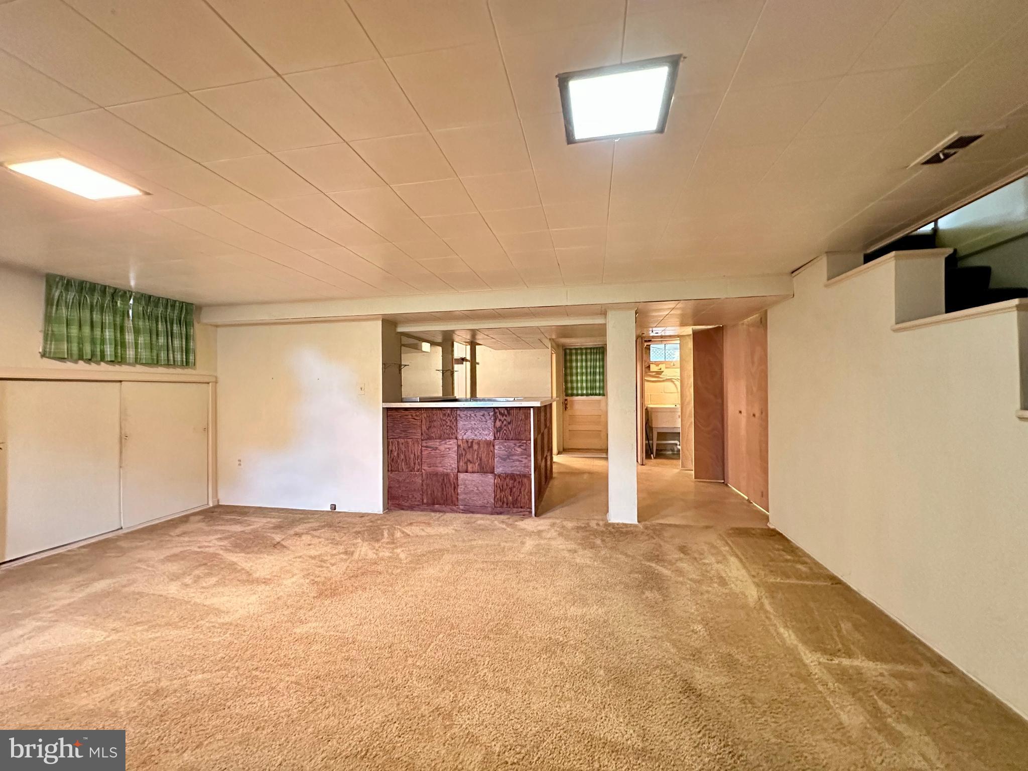 1720 Edgewood Road Towson, MD 21286 - Photo 46 of 50 Basement rec room and wet bar