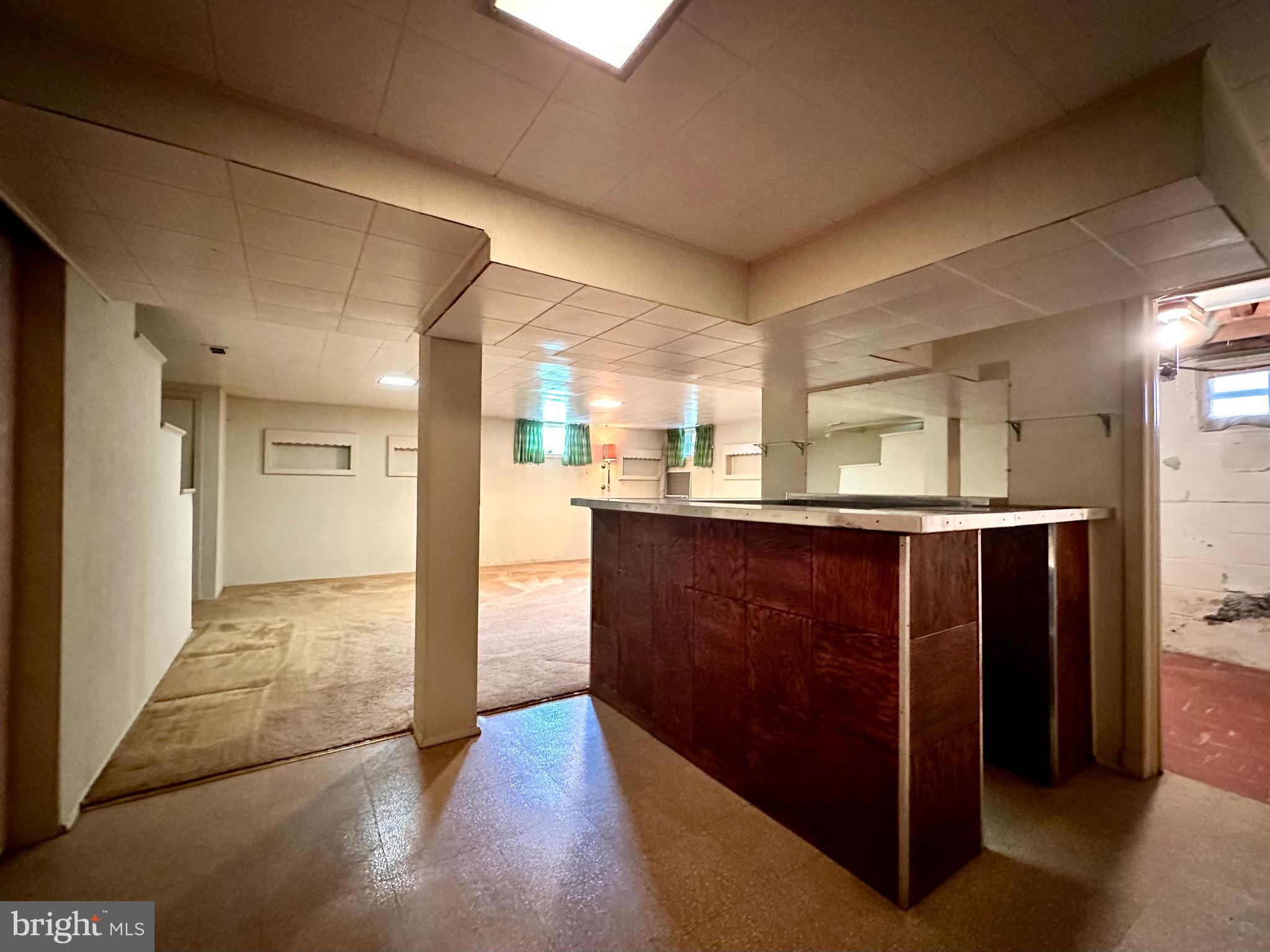 1720 Edgewood Road Towson, MD 21286 - Photo 48 of 50 Basement rec room and wet bar