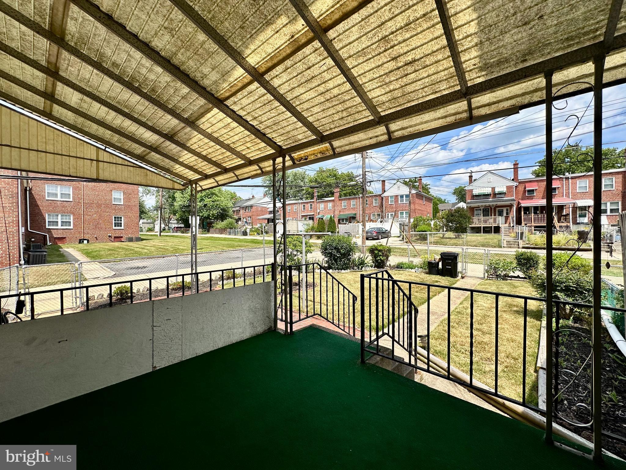 1720 Edgewood Road Towson, MD 21286 - Photo 6 of 50 Covered back porch, fenced yard