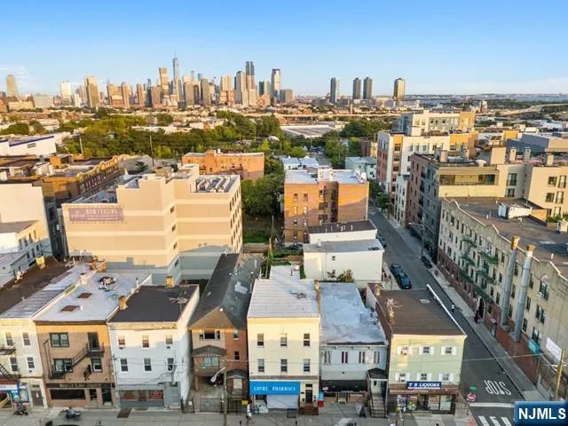 a front view of a building
