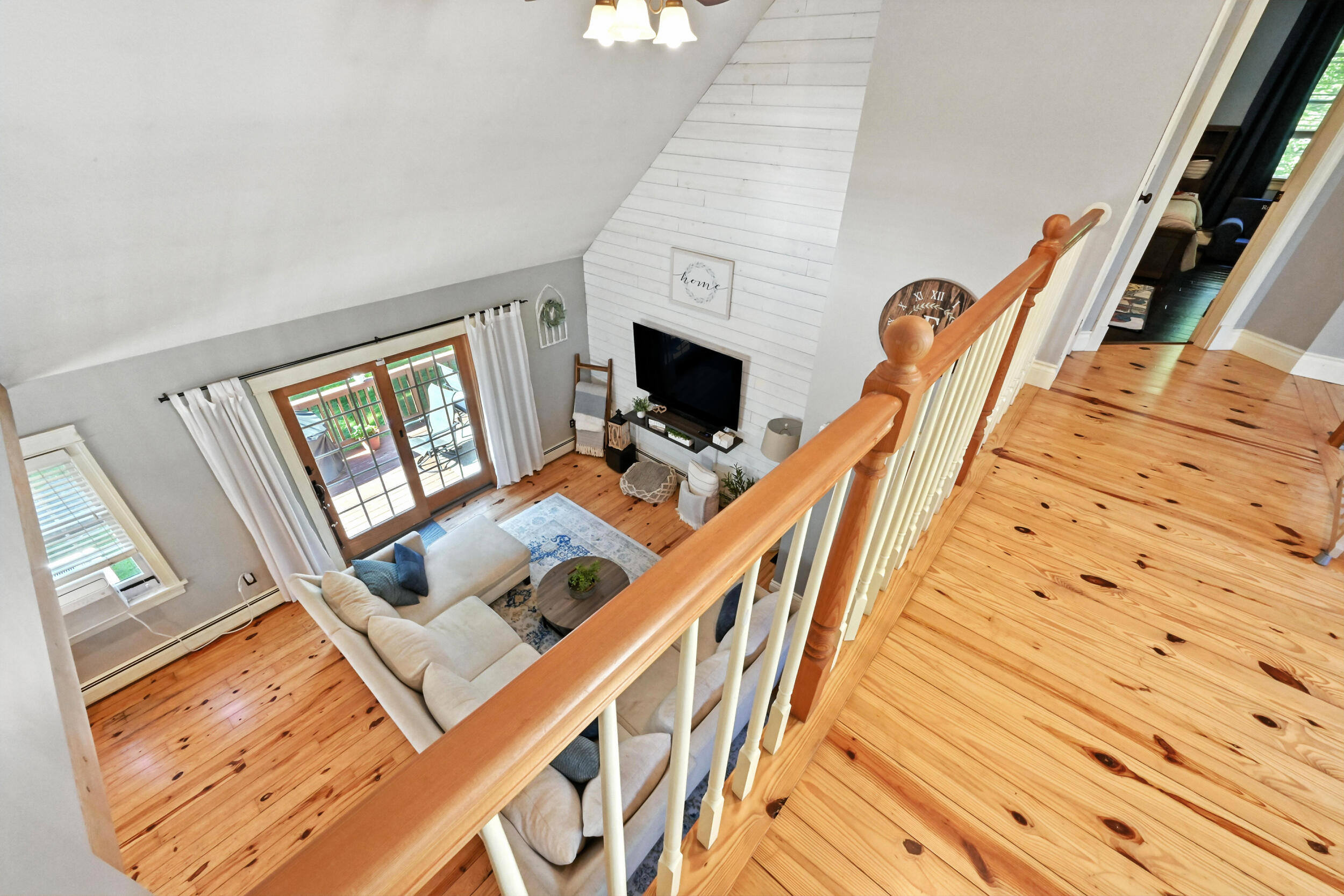 45 Pheasant Run Road Belgrade, ME 04917 - Photo 30 of 69 Living room from catwalk