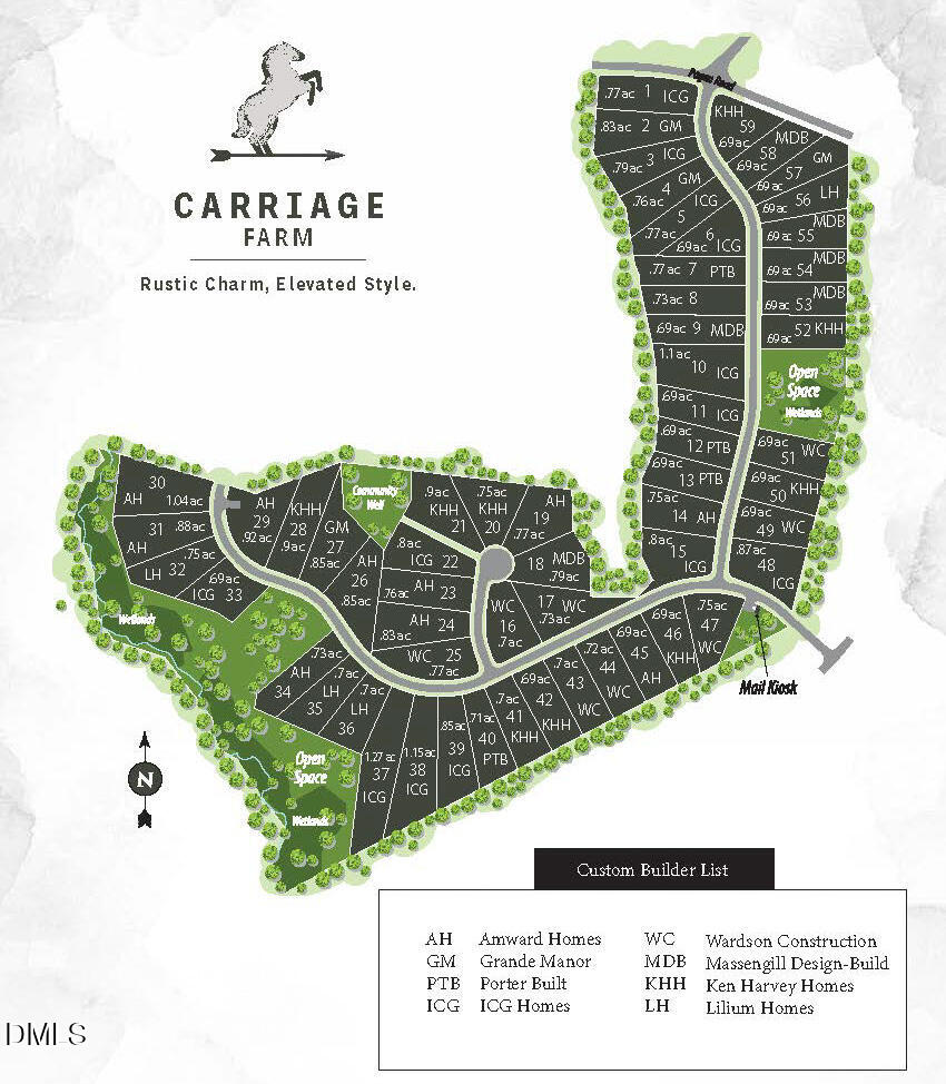 5824 Carriage Gate Drive Raleigh, NC 27603 - Photo 18 of 21 Carriage Farm-Sitemap