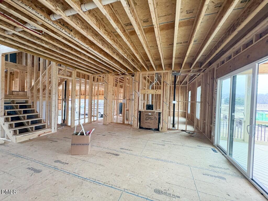 5824 Carriage Gate Drive Raleigh, NC 27603 - Photo 7 of 19 a view of lobby with furniture and large windows