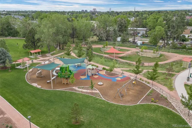 a view of a city from a balcony