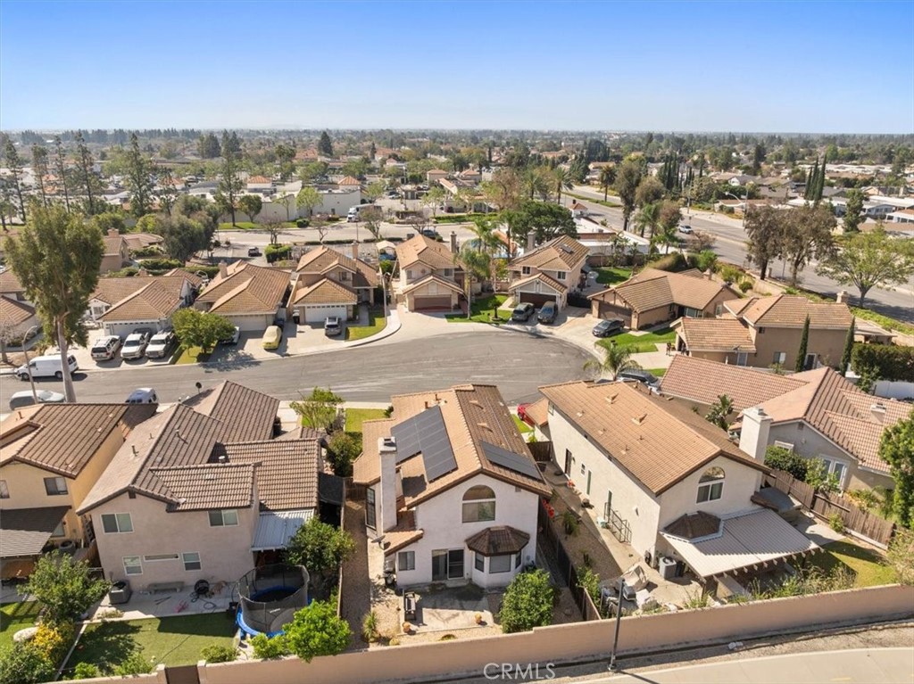 10536 Deerfield Drive Rancho Cucamonga, CA 91701 - Photo 27 of 28 an aerial view of residential building with parking