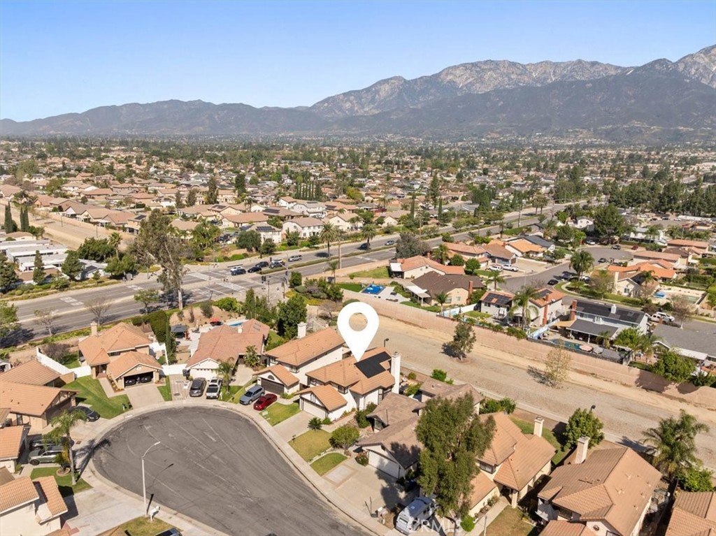 10536 Deerfield Drive Rancho Cucamonga, CA 91701 - Photo 28 of 28 an aerial view of residential house and sandy dunes
