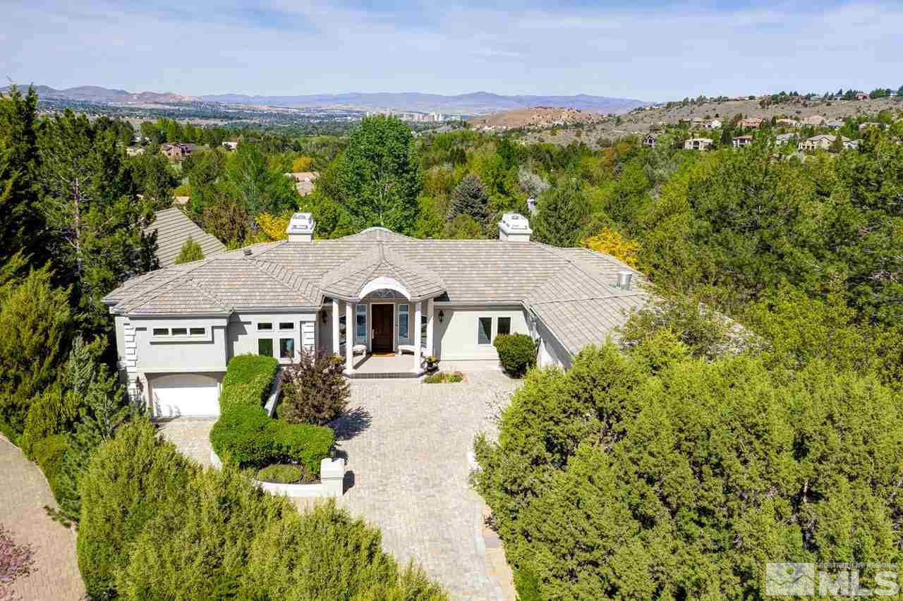 25 Promontory Pointe Reno, NV 89519 - Photo 38 of 40 a aerial view of a house with a yard