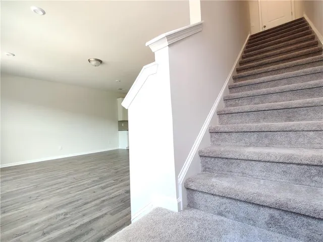 a view of a window in an empty room