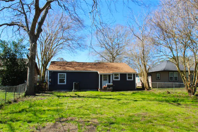 a backyard of a house
