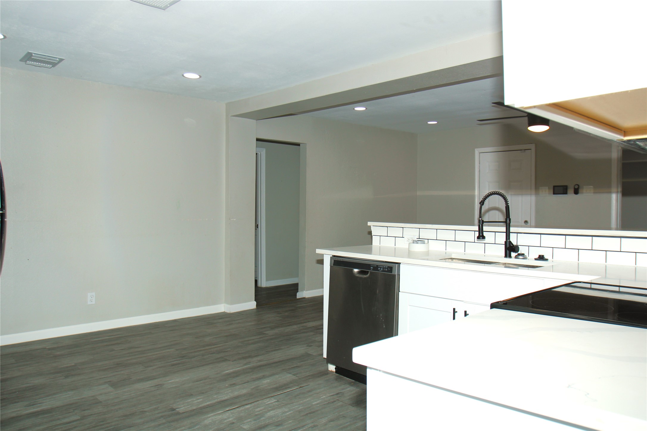 817 South Morgan Street Angleton, TX 77515 - Photo 6 of 16 a kitchen with a sink and cabinets
