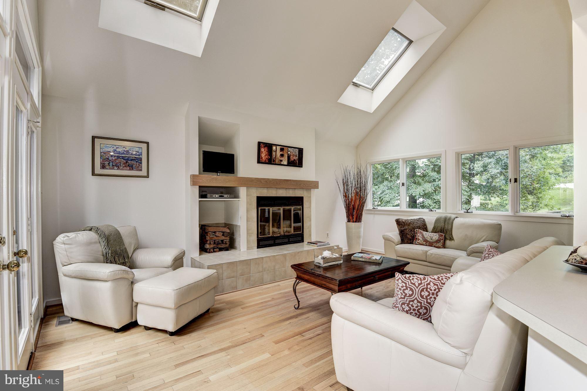 1658 Wild Pine Way Reston, VA 20194 - Photo 8 of 30 Living Room 2 - With Fireplace, Cathedral Ceilings