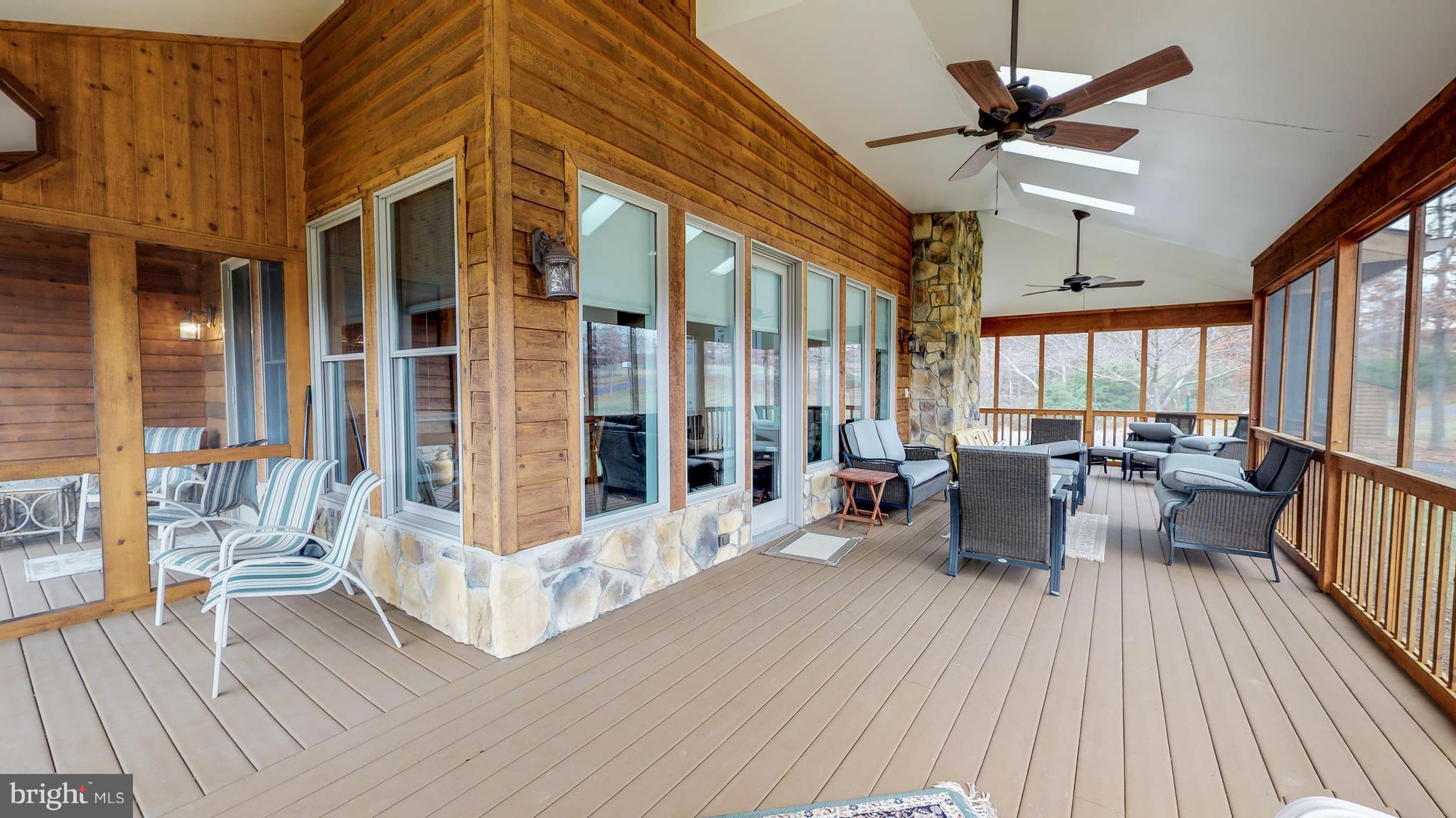 1140 New Hope Road Cross Junction, VA 22625 - Photo 20 of 30 Outside screened-in deck - first floor