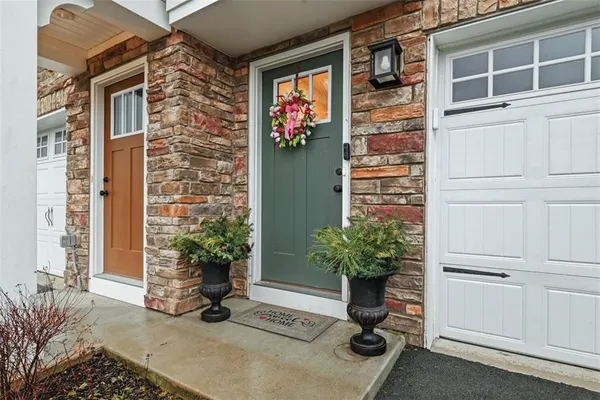 a view of a entryway door of the house