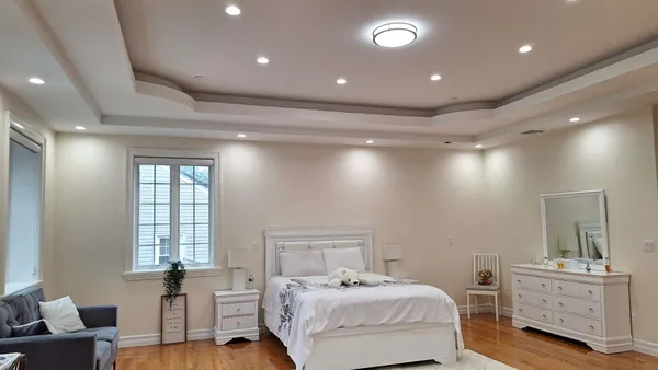 a backyard of a house