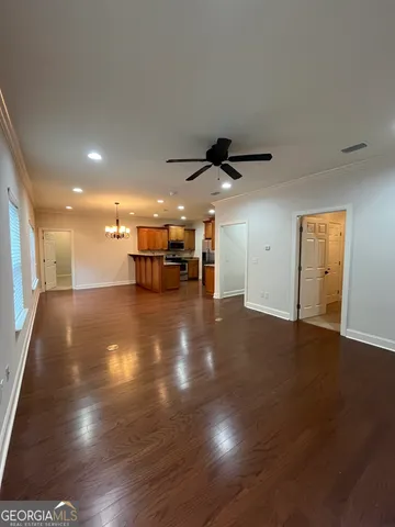 a view of a livingroom with a furniture