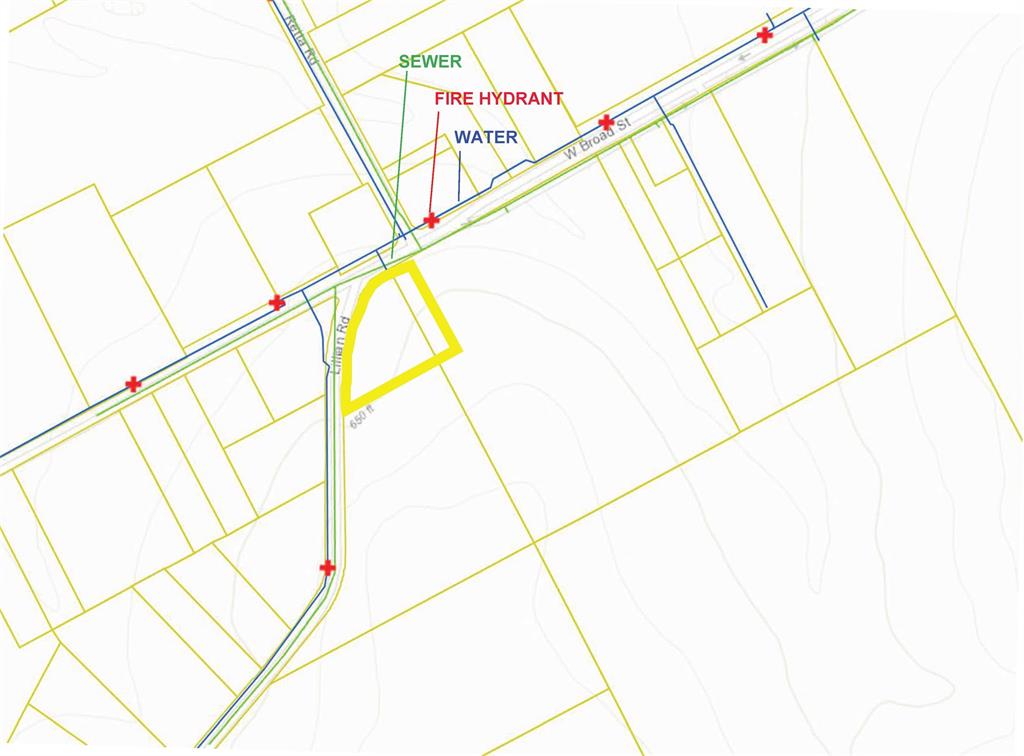 801 Lillian Road Mansfield, TX 76063 - Photo 4 of 6 City water and sewer line map