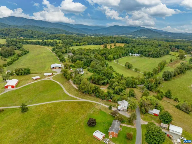 a view of a yard with an outdoor space