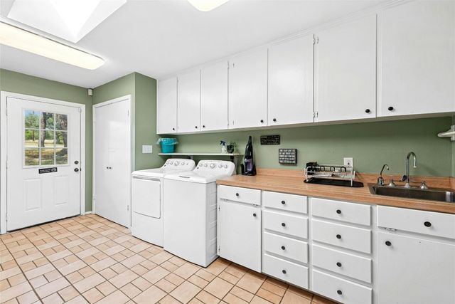 a room with storage and utility