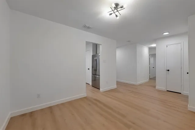 wooden floor in an empty room