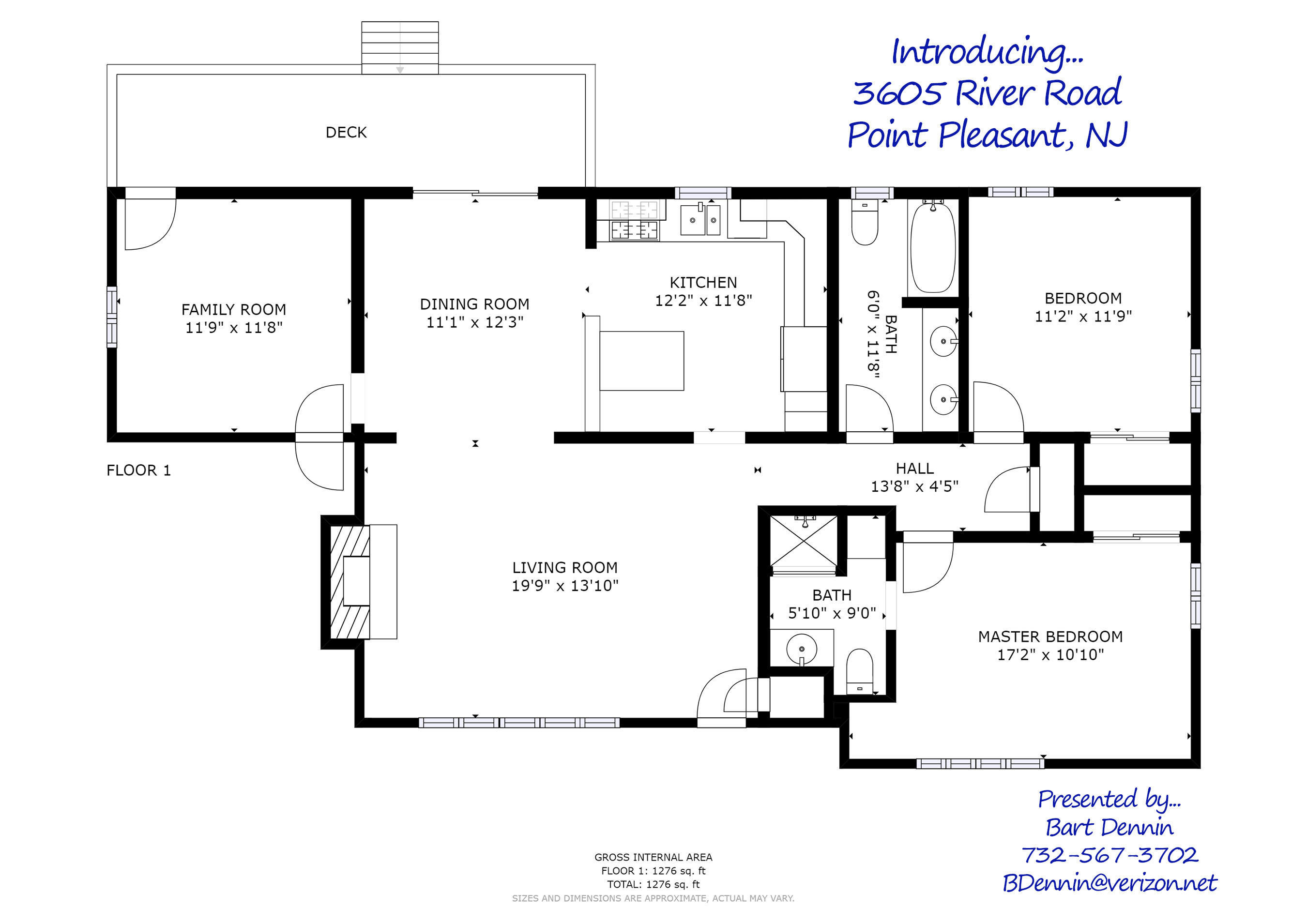 3605 River Road Point Pleasant, NJ 08742 - Photo 38 of 38 3605 River Rd in Point Pleasant Floorpla