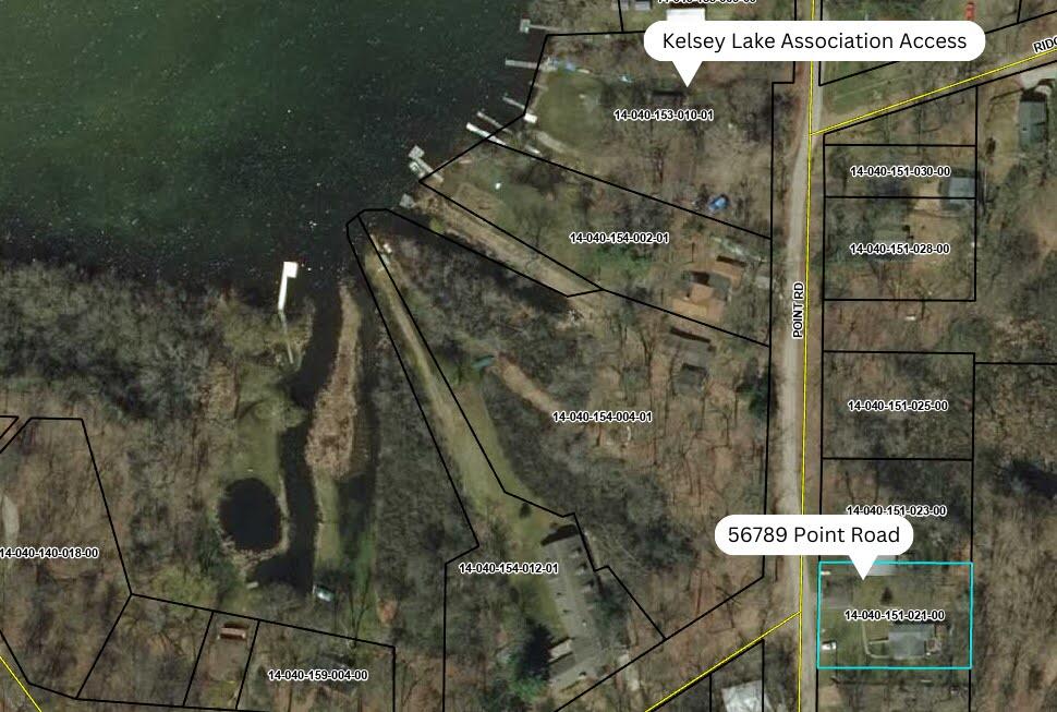 56789 Point Road Cassopolis, MI 49031 - Photo 43 of 50 Kelsey Lake Association Access