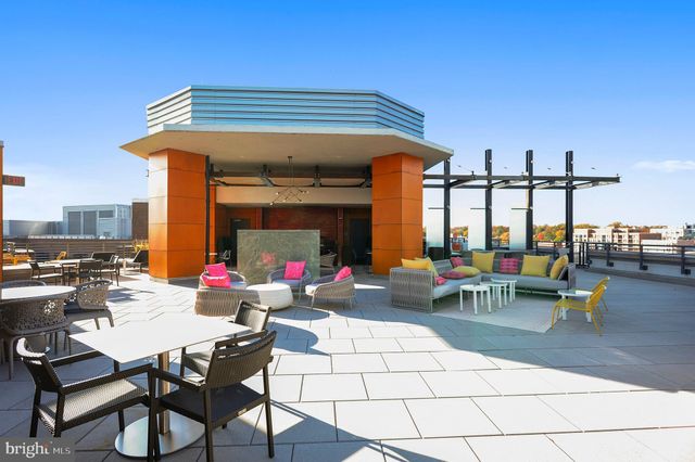 a front view of a building with street view