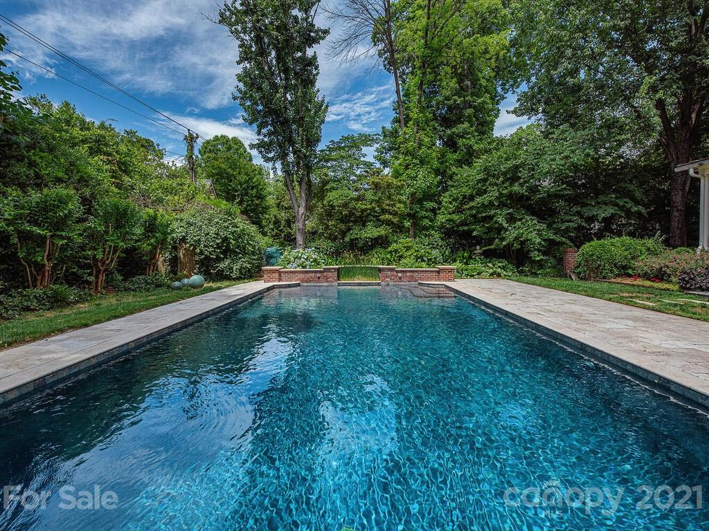 1700 Queens Road Charlotte, NC 28207 - Photo 45 of 48 a view of a water pond with green yard