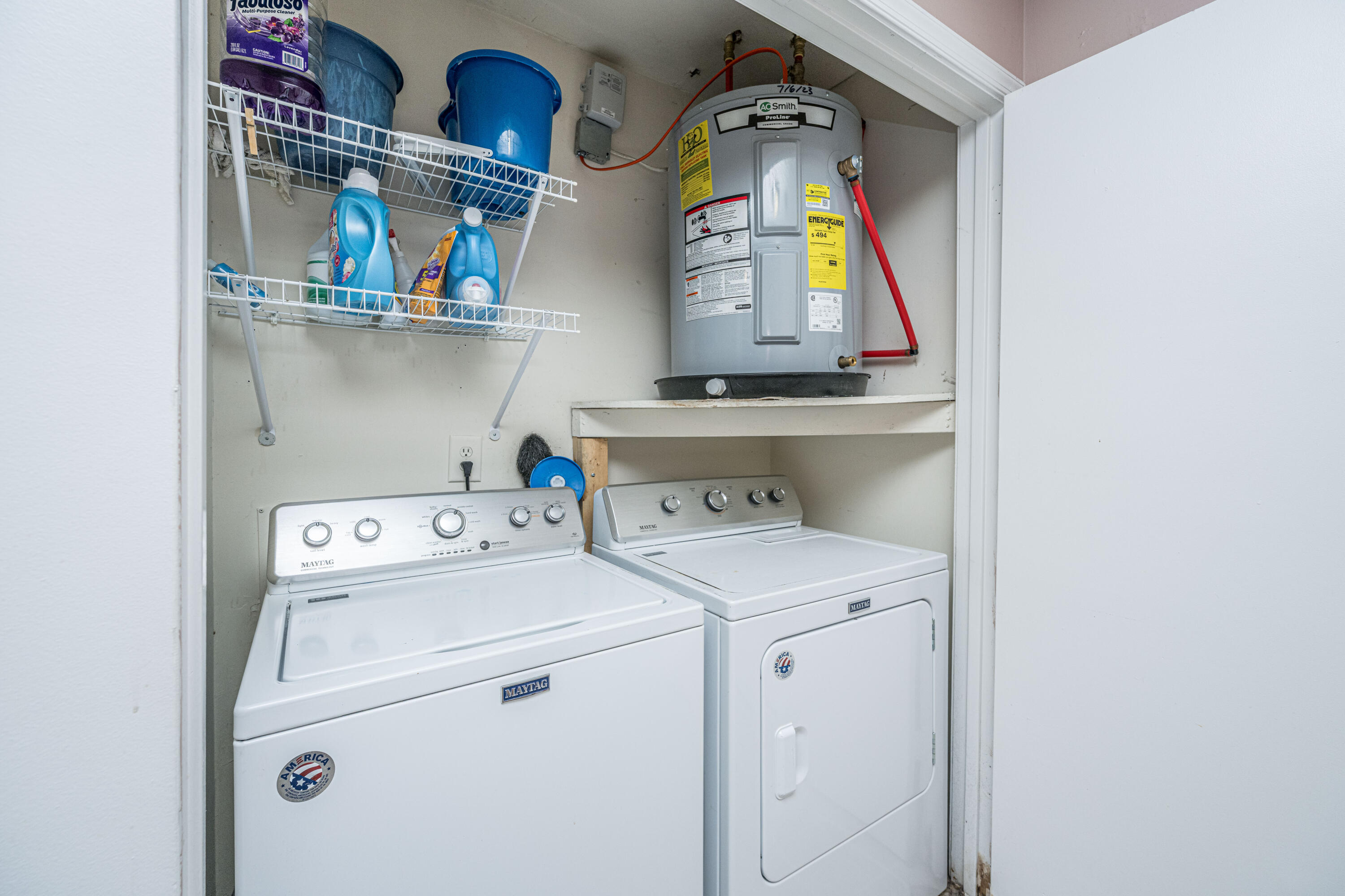 721 Temple Road, Unit A Ladson, SC 29456 - Photo 13 of 26 Washer/Dryer Convey