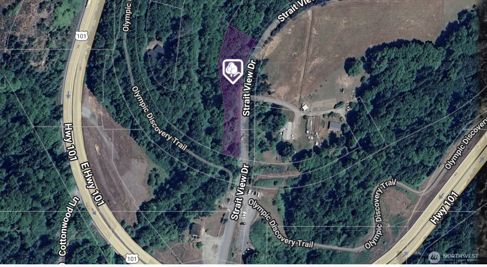 153 Strait View Drive Port Angeles, WA 98362 - Photo 15 of 16 an aerial view of a house