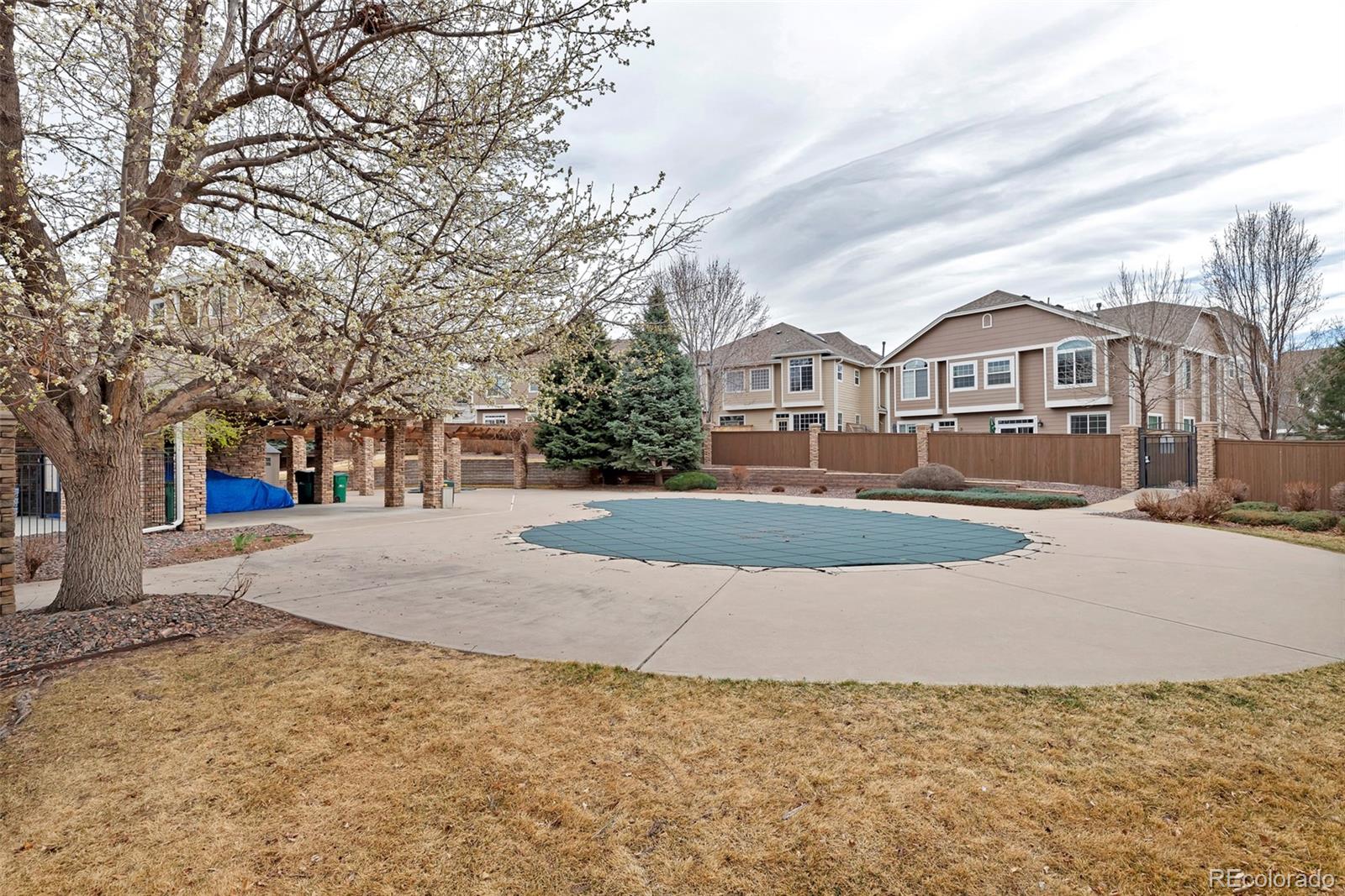 1237 Carlyle Park Circle Highlands Ranch, CO 80129 - Photo 31 of 33 a front view of a house with a yard and garage