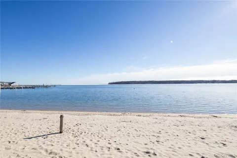 a view of an ocean beach