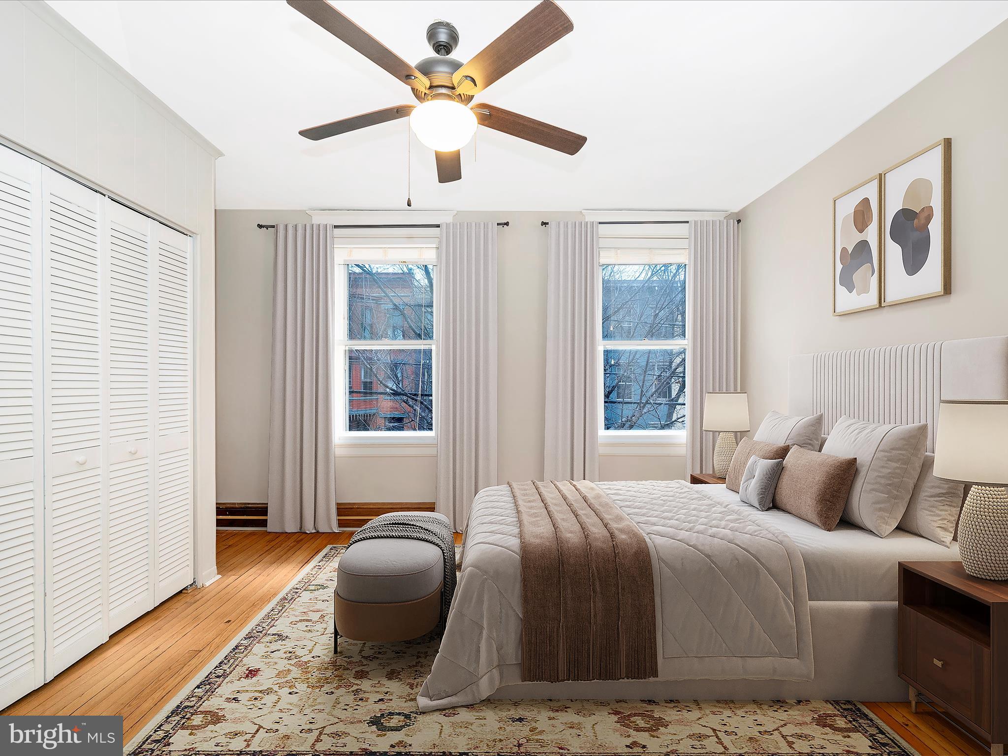 128 West 3rd Street Frederick, MD 21701 - Photo 16 of 41 Primary Bedroom Virtually Staged