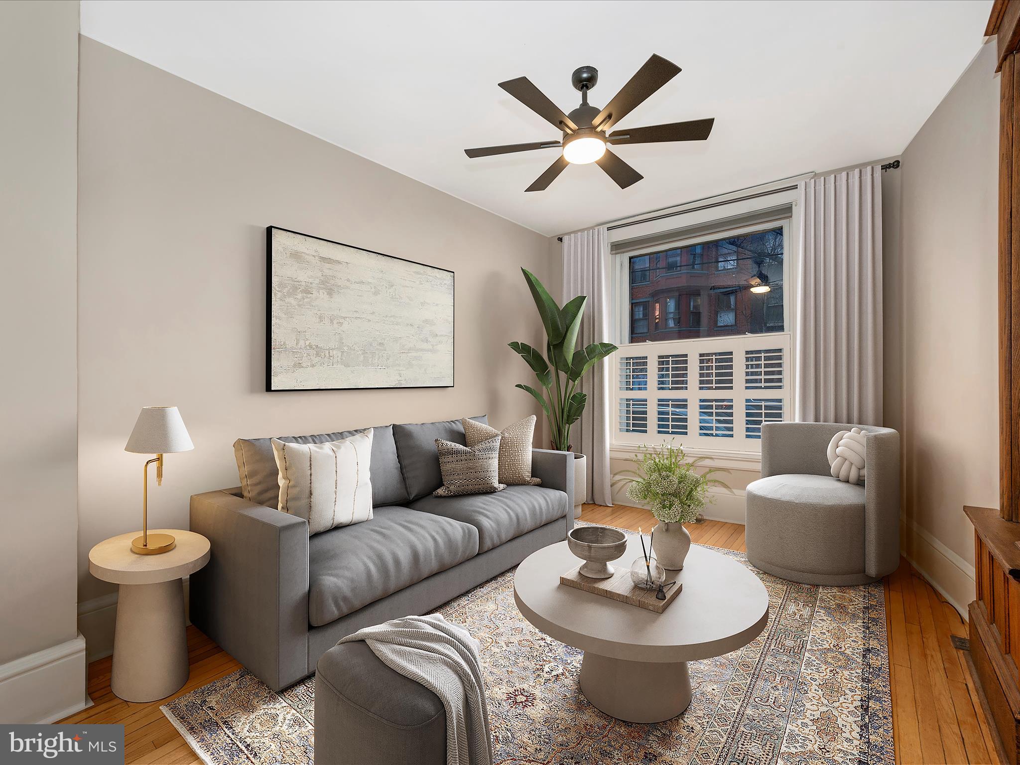 128 West 3rd Street Frederick, MD 21701 - Photo 5 of 41 Living Room Virtually Staged