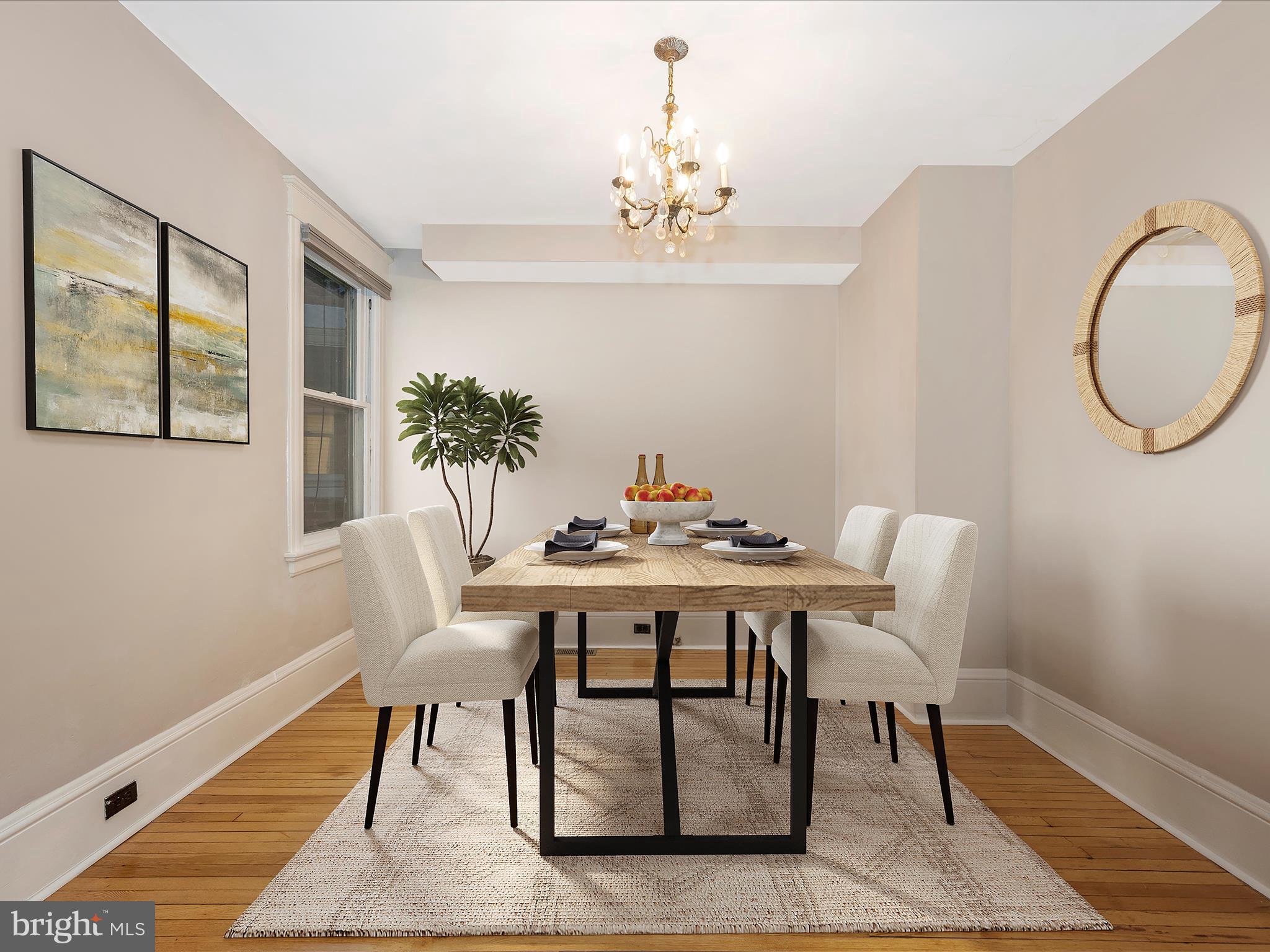 128 West 3rd Street Frederick, MD 21701 - Photo 8 of 41 Dining Room Virtually Staged