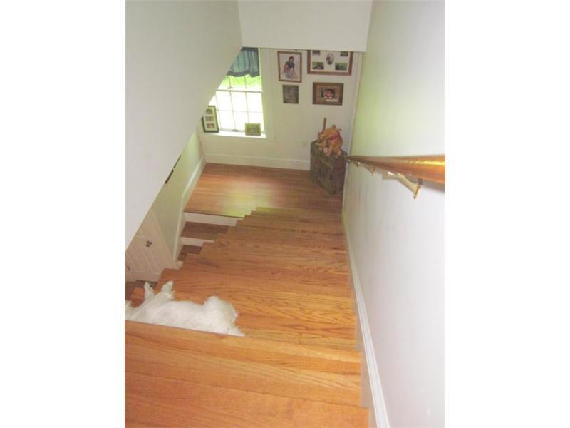 315 Back Brooks Road Monroe, ME 04951 - Photo 29 of 35 Hallway. Oak stair treads with a...