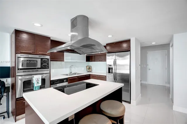 a view of a balcony with city view