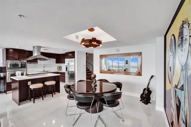 a view of a lake with building in front of it