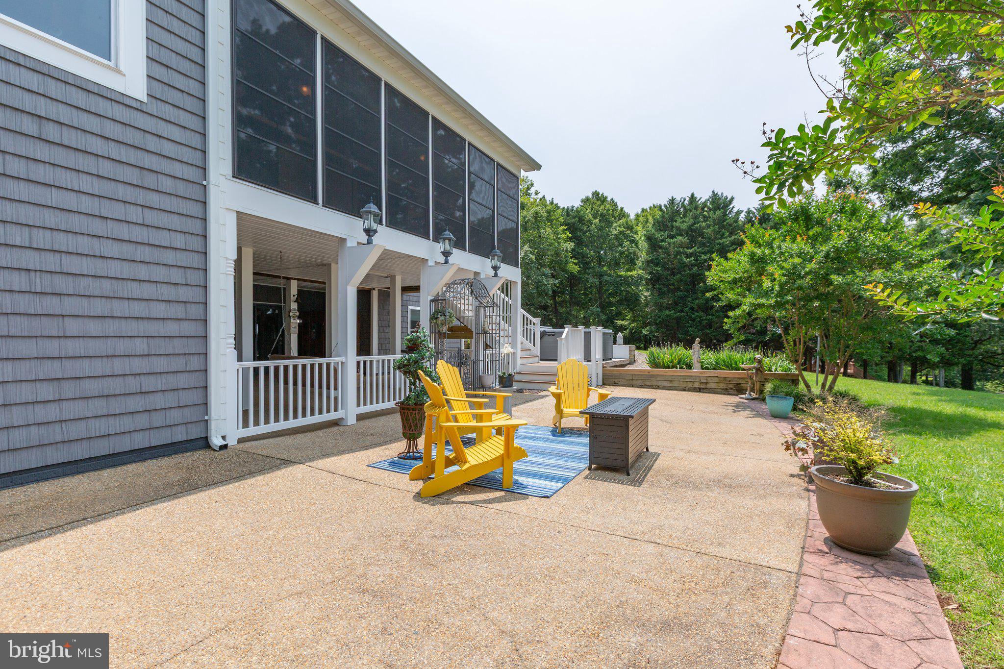 565 Busbees Point Road Bumpass, VA 23024 - Photo 69 of 135 Open patio with lake views