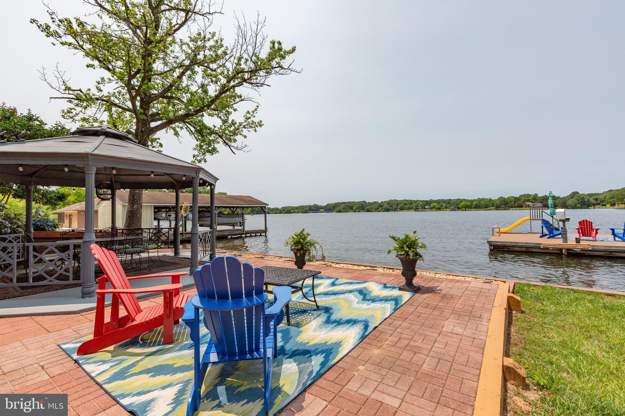 565 Busbees Point Road Bumpass, VA 23024 - Photo 85 of 135 Play area with patio and gazebo