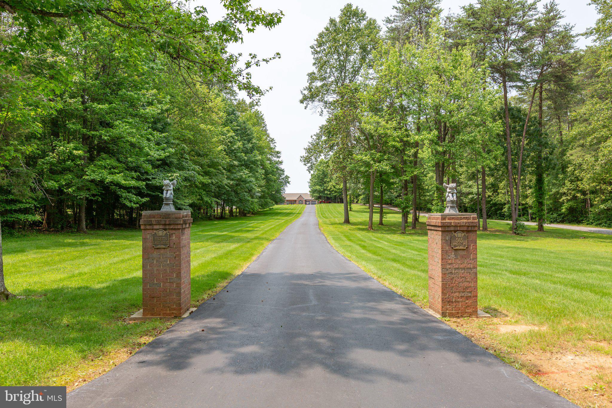 565 Busbees Point Road Bumpass, VA 23024 - Photo 96 of 135 Long private paved driveway