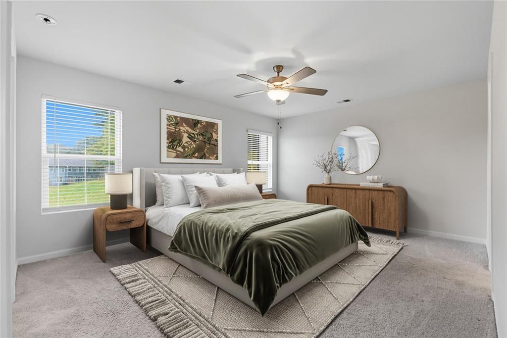 3570 Saratoga Circle Decatur, GA 30034 - Photo 15 of 26 a bedroom with a large bed and a window