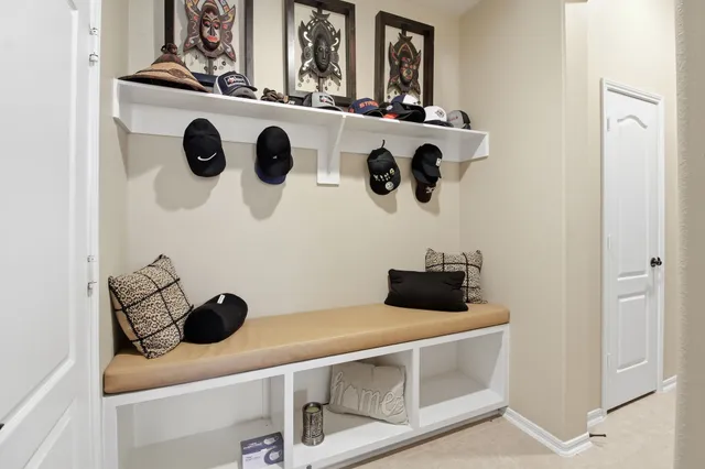 a kitchen with a stove and a microwave