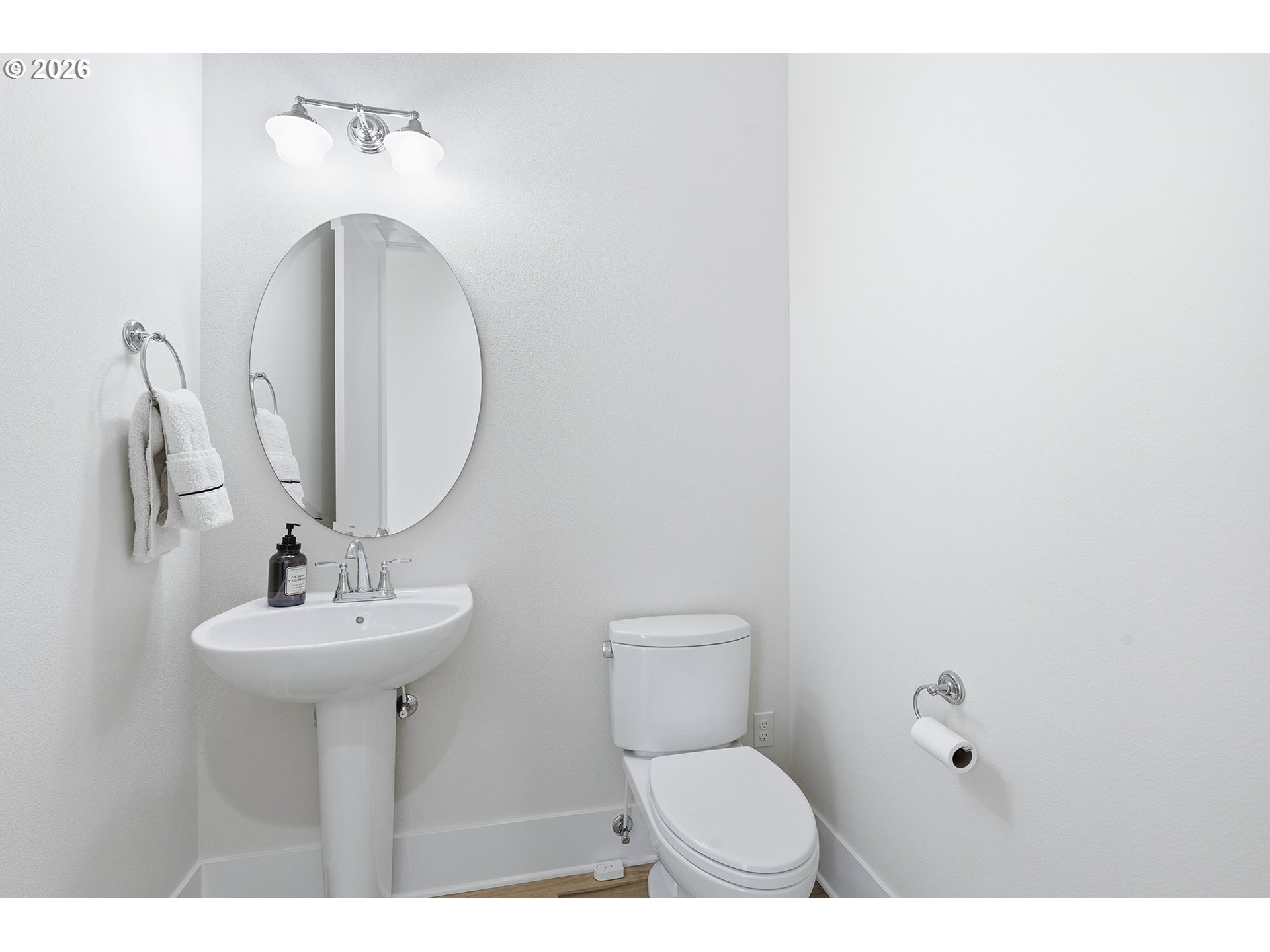 18771 Northwest Collins Road North Plains, OR 97133 - Photo 29 of 48 a bathroom with a toilet sink and mirror
