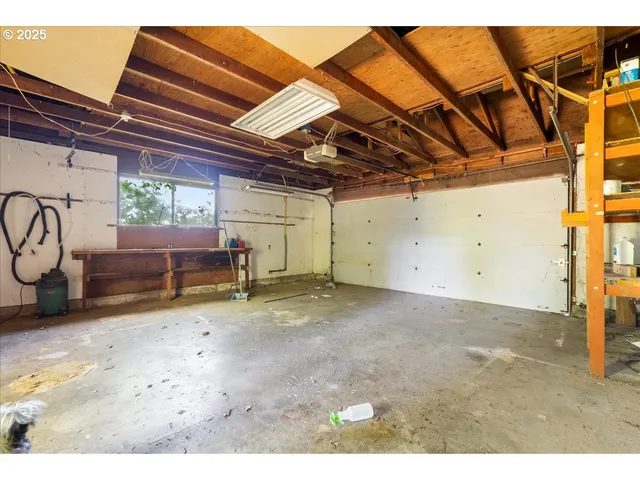 a view of a storage room