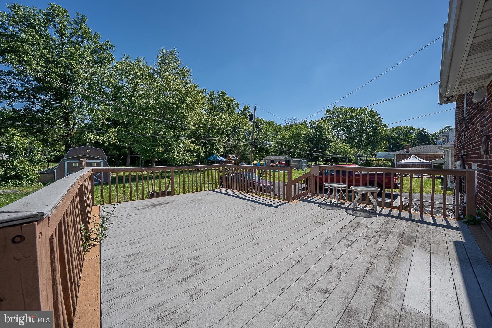 437 Rittenhouse Circle Havertown, PA 19083 - Photo 52 of 55 Spacious deck with serene backyard views.