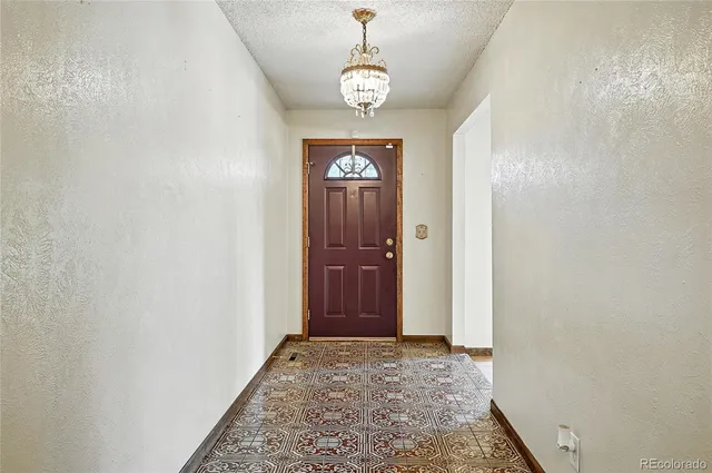 a view of an entryway door