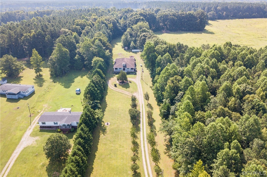 5158 Boydton Plank Road Brodnax, VA 23920 - Photo 36 of 43 a aerial view of a residential houses with yard