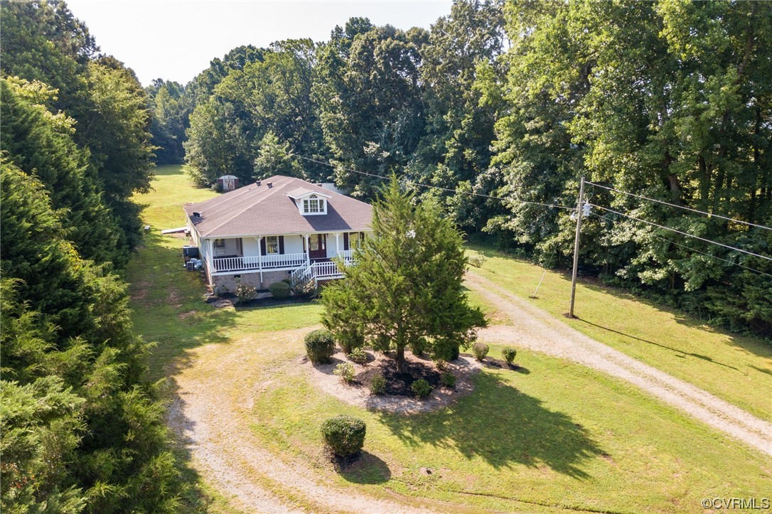5158 Boydton Plank Road Brodnax, VA 23920 - Photo 39 of 43 a swimming pool view with a garden