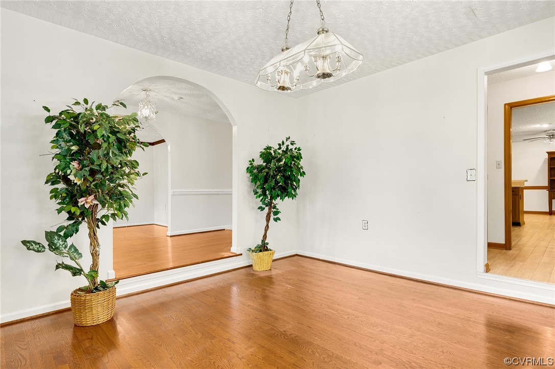 5158 Boydton Plank Road Brodnax, VA 23920 - Photo 6 of 43 a view of a room with potted plants and wooden floor